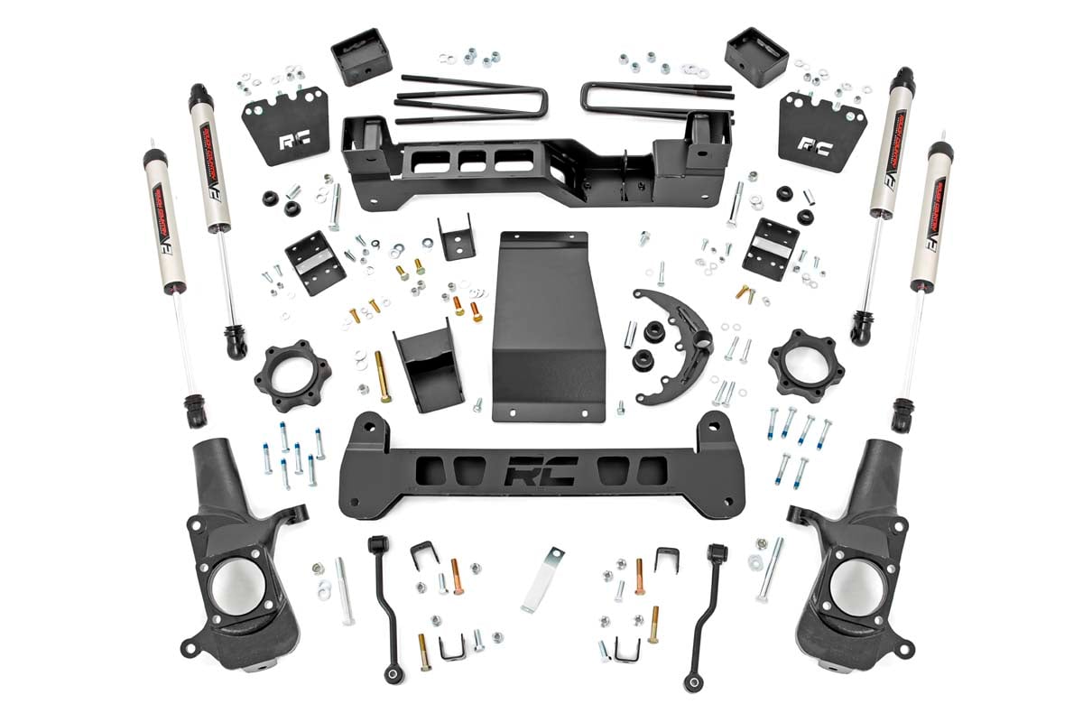 GMC Sierra 2500 HD Suspension Lift Kit - Rough Country - 6 Inch, V2 - '01-'10